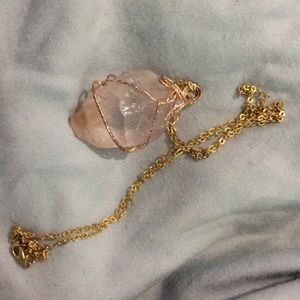 Gold Crystal necklace
